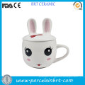 Cute Rabbit Design Kids Gift Ceramic Baby Cup